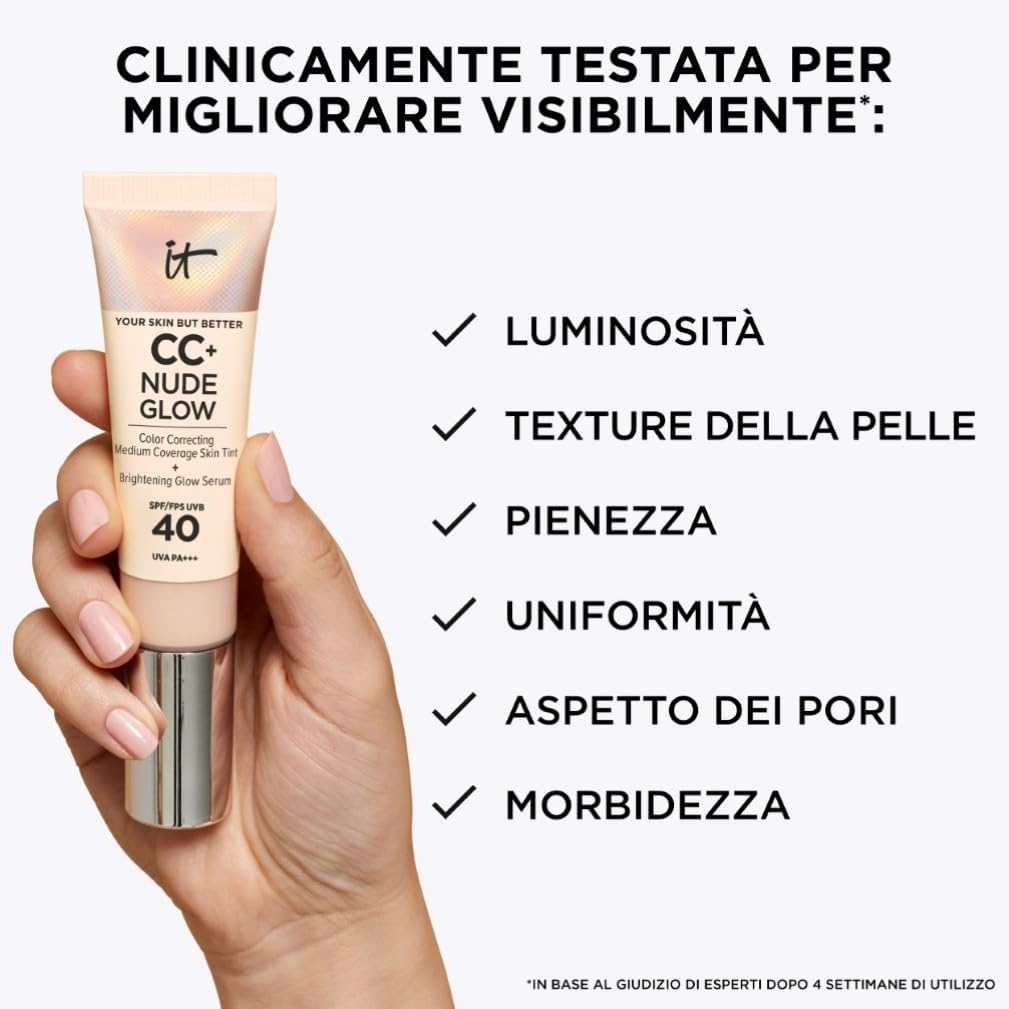 Thumbnail 4 de Your Skin But Better CC plus Cream Nude Glow: CC cream leggera con siero glow e SPF40