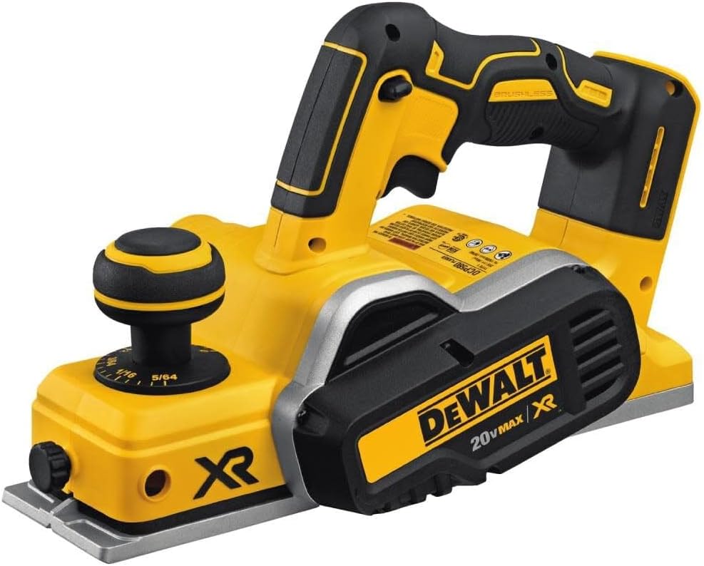 Detalle de DEWALT DCP580B 20V MAX Cordless Hand Planer, Brushless, 5/64-Inch Cut