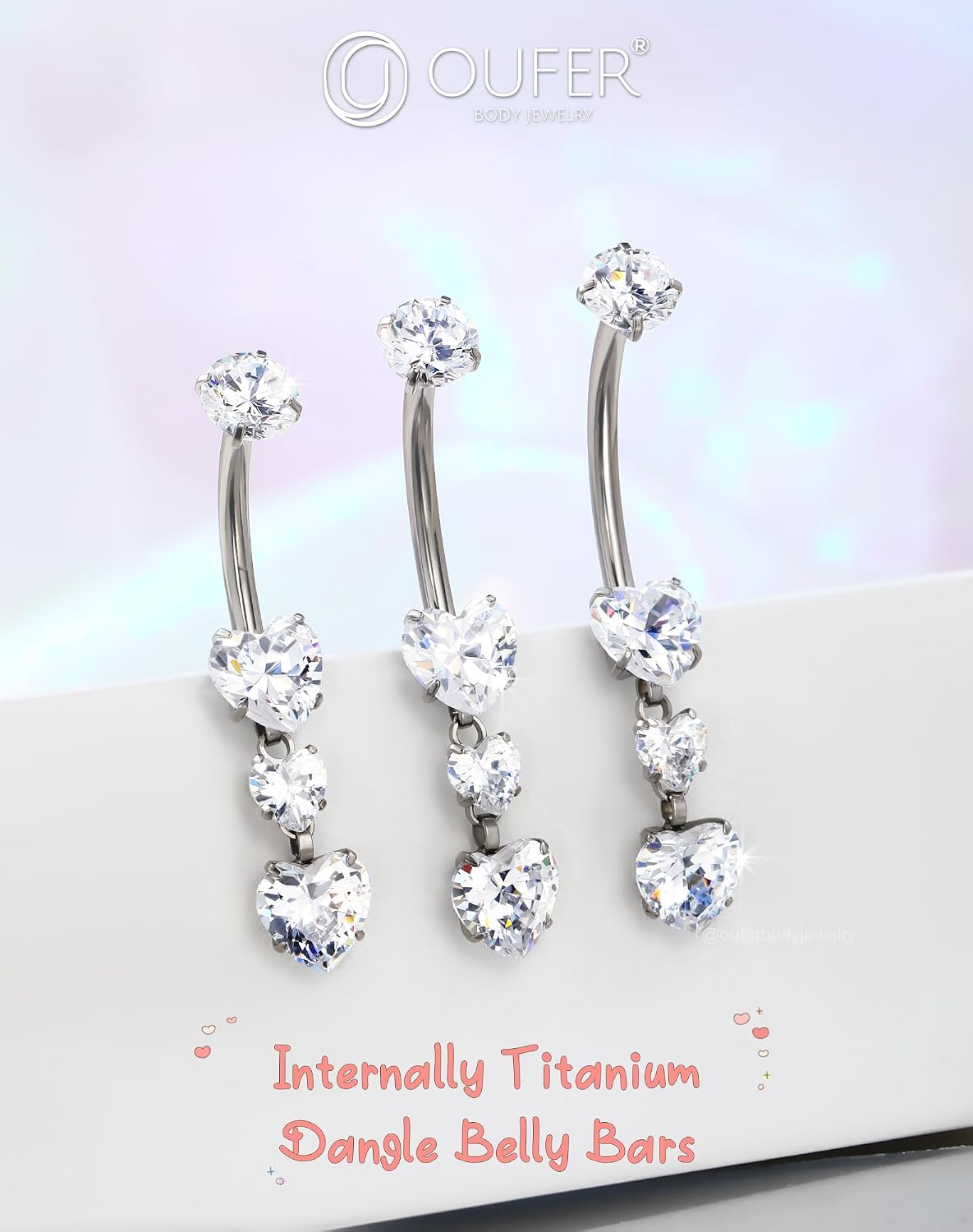 Detalle 2 de OUFER Belly Bar Interne 14G 10/12/14 mm