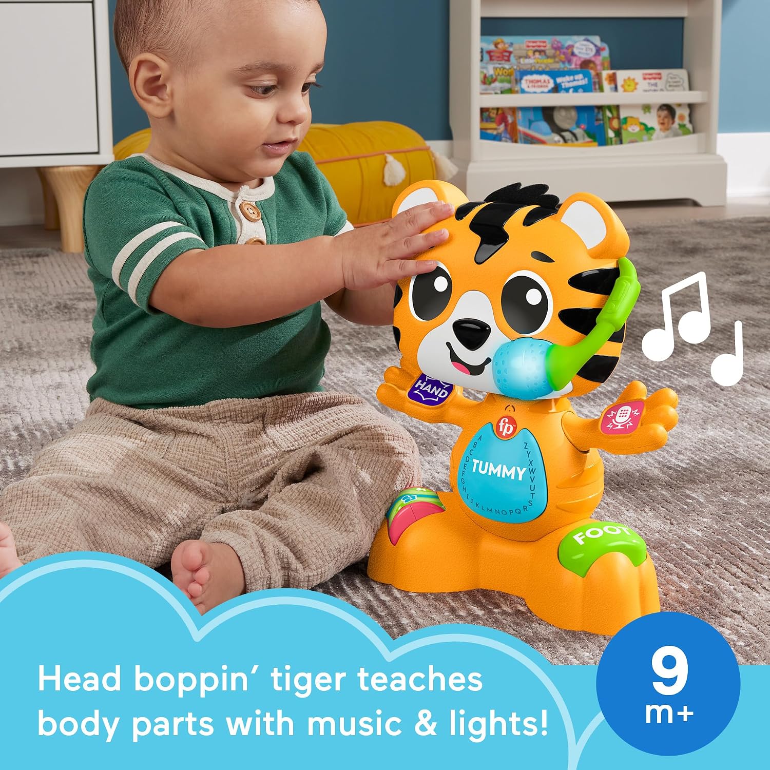 Detalle 2 de Fisher-Price Link Squad Bop & Groove Tiger HYL24