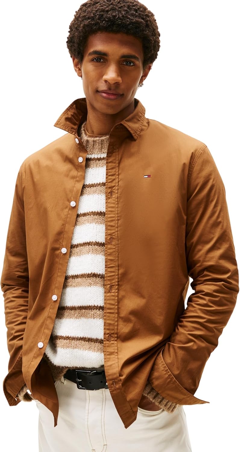 Thumbnail 5 de Tommy Jeans Herren Hemd TJM Original Stretch Shirt Langarm – Slim Fit