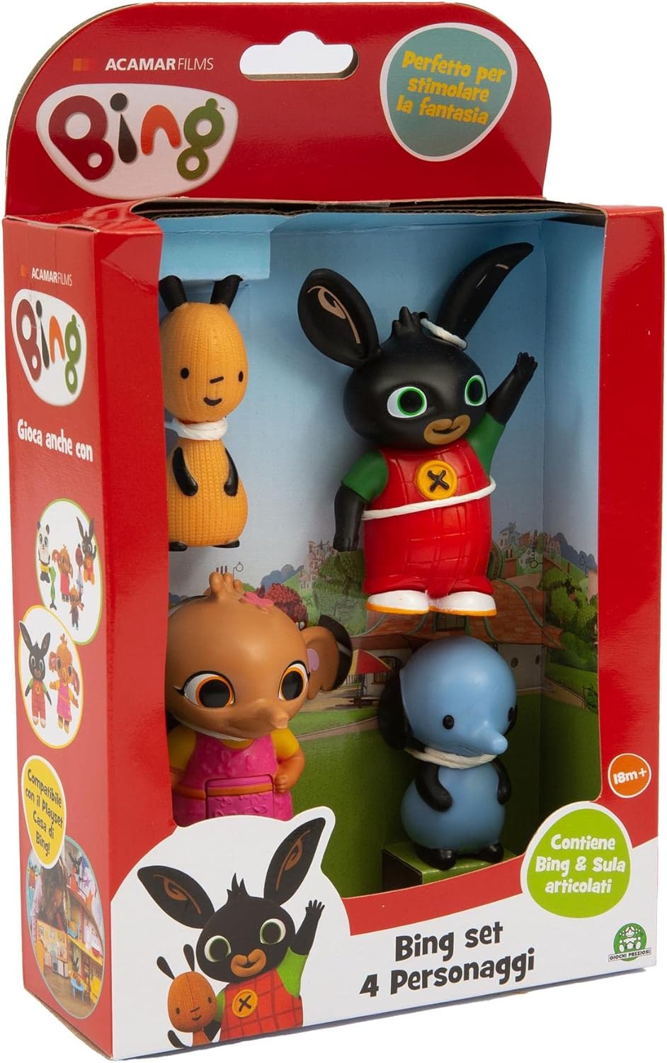 Thumbnail 2 de Personaggi Bing in versione articolata (da 5 a 10 cm) – set con Bing, Sula, Amma e Flop