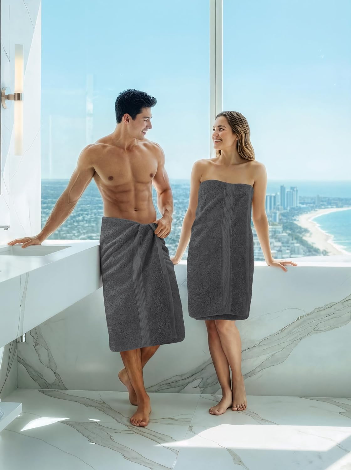 Thumbnail 6 de Utopia Towels UT0563 4-Pack Cotton Bath Towels, 27 x 54 in, 600 GSM