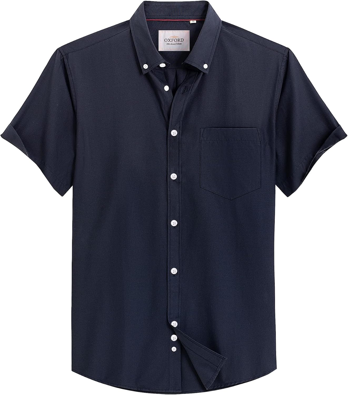 Thumbnail 3 de J.VER Herren Kurzarm Oxfordhemd Regular Fit mit Button-Down und Tasche