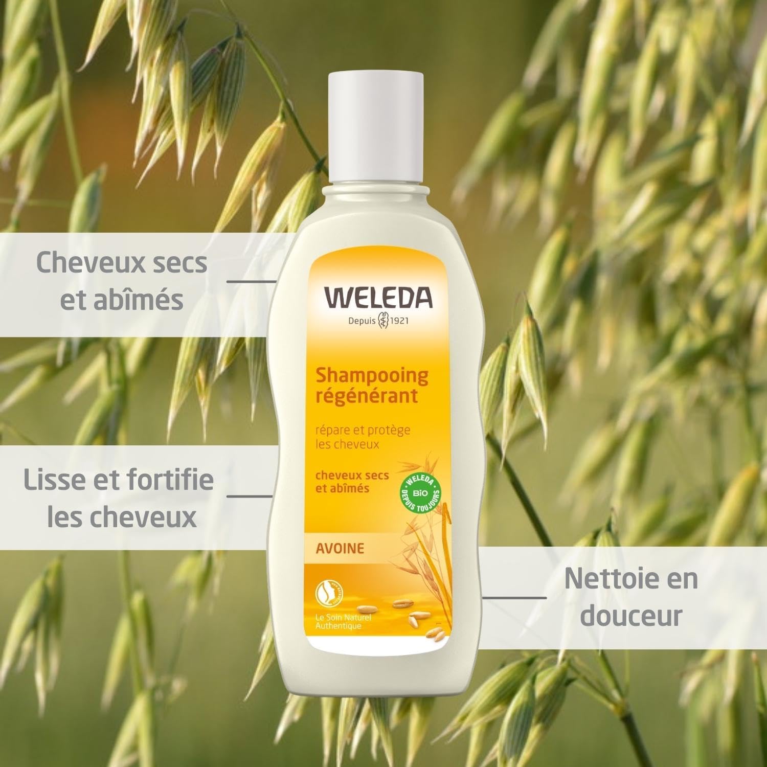 Thumbnail 1 de WELEDA Shampooing régénérant à l'Avoine 190 ml