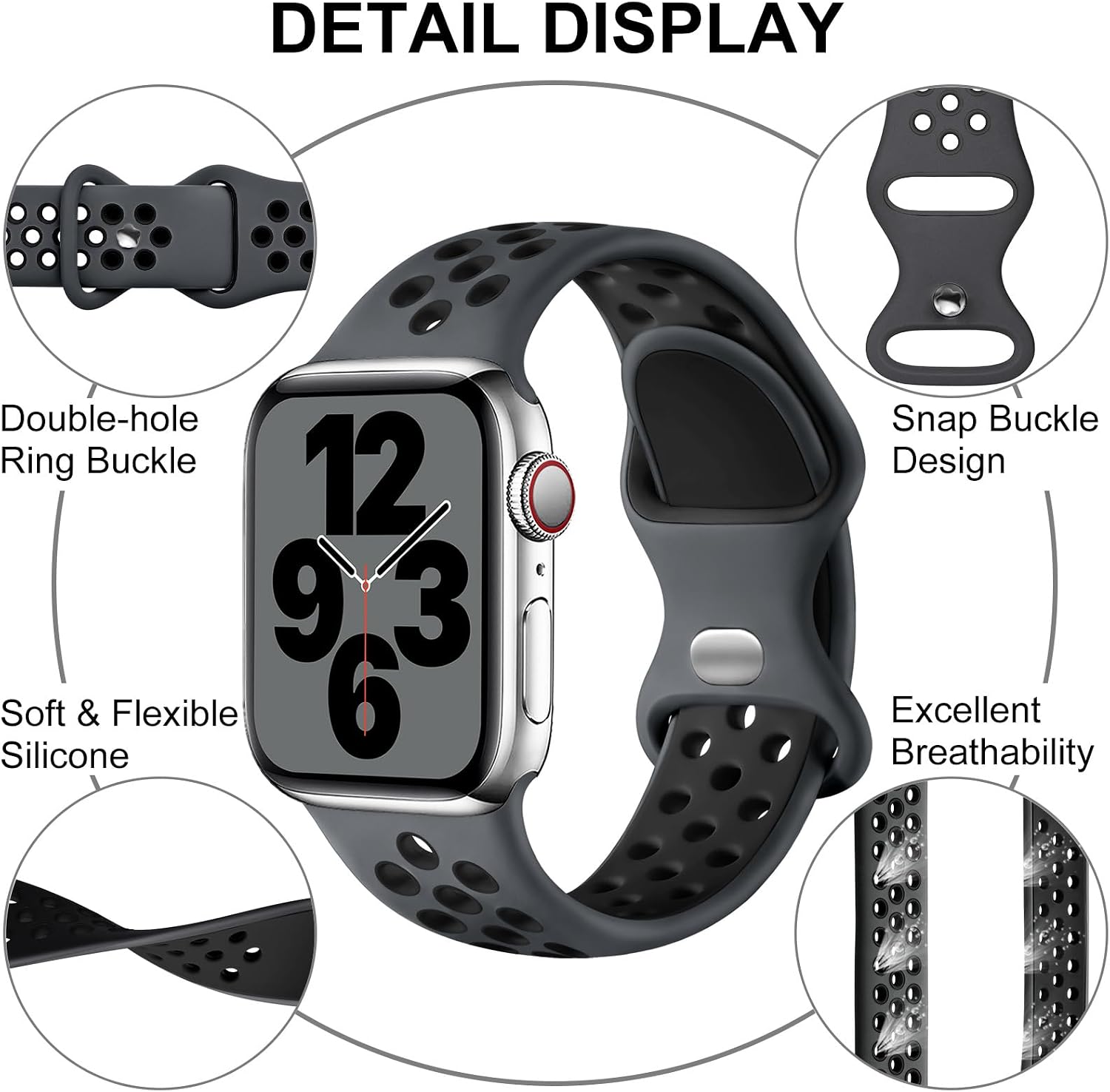 Thumbnail 2 de Upeak Sport Apple Watch Armband 38–49mm