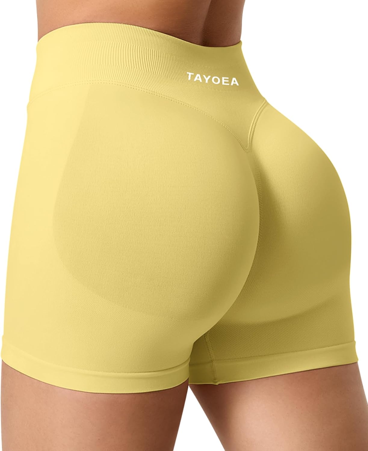 Thumbnail 1 de TAYOEA Sport Shorts Damen mit Scrunch-Effekt, Push-Up & Butt-Lifting – kurze nahtlose Gym-Shorts für Workout, Yoga & Alltag