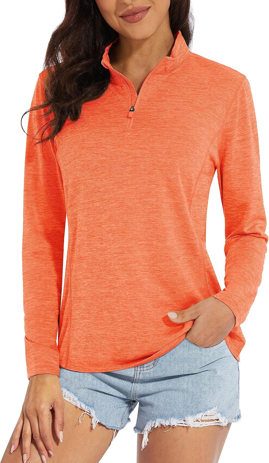 Detalle de MAGCOMSEN Women's Sun Shirt Polyester