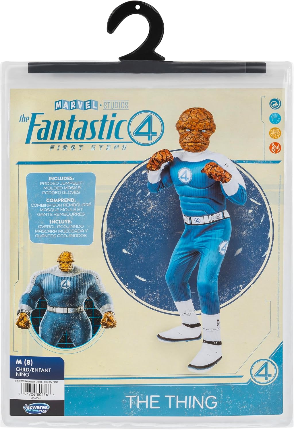 Thumbnail 1 de Marvel The Thing Official Youth Halloween Costume by Jazwares Costume Play
