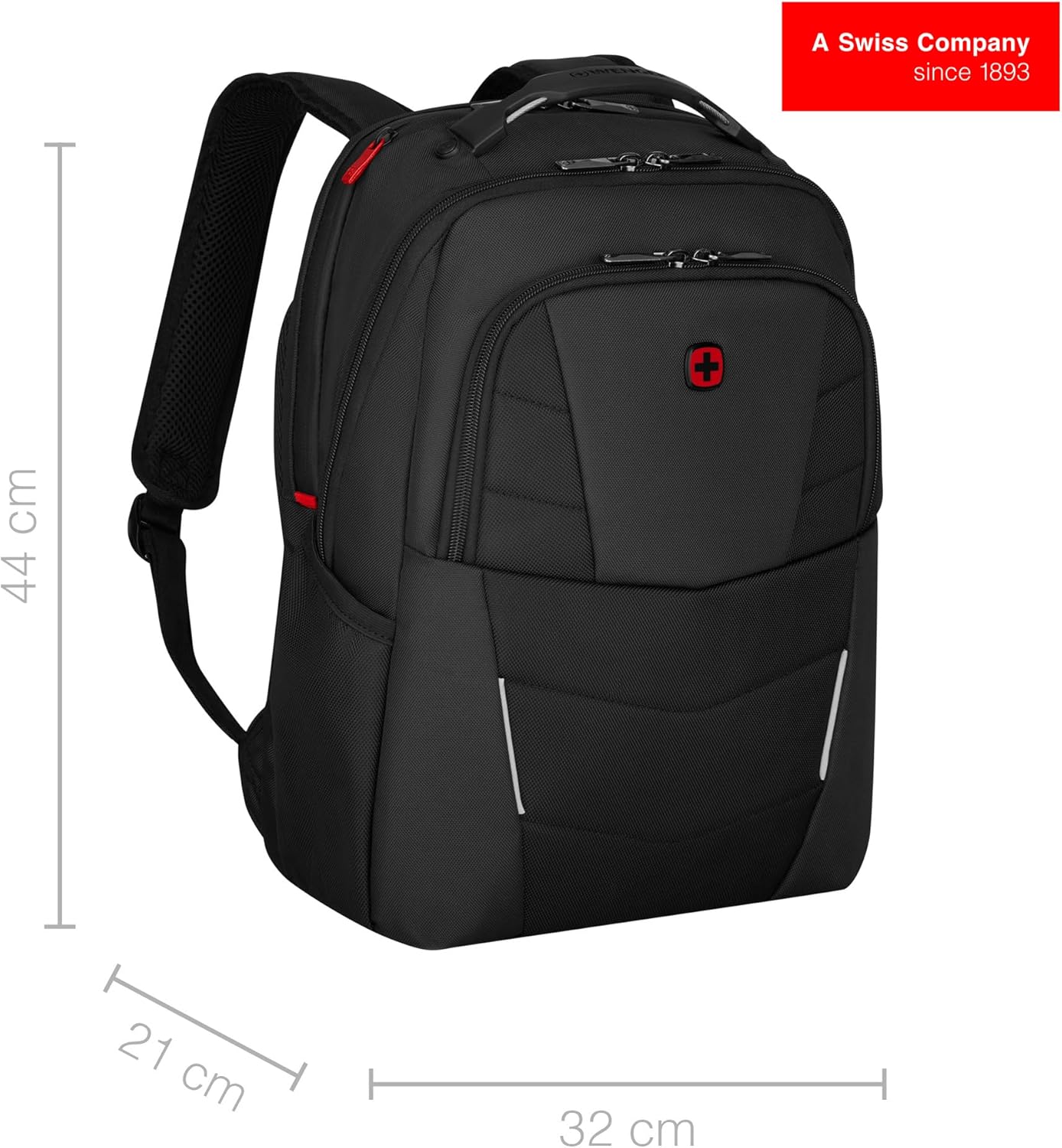 Thumbnail 1 de WENGER Altair Brief Laptop-Tasche mit Tabletfach, Organizer und recyceltem Außenmaterial – Schwarz