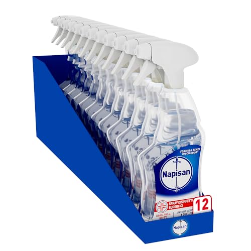Detalle de Napisan Spray Disinfettante Superfici 740 ml – confezione da 12