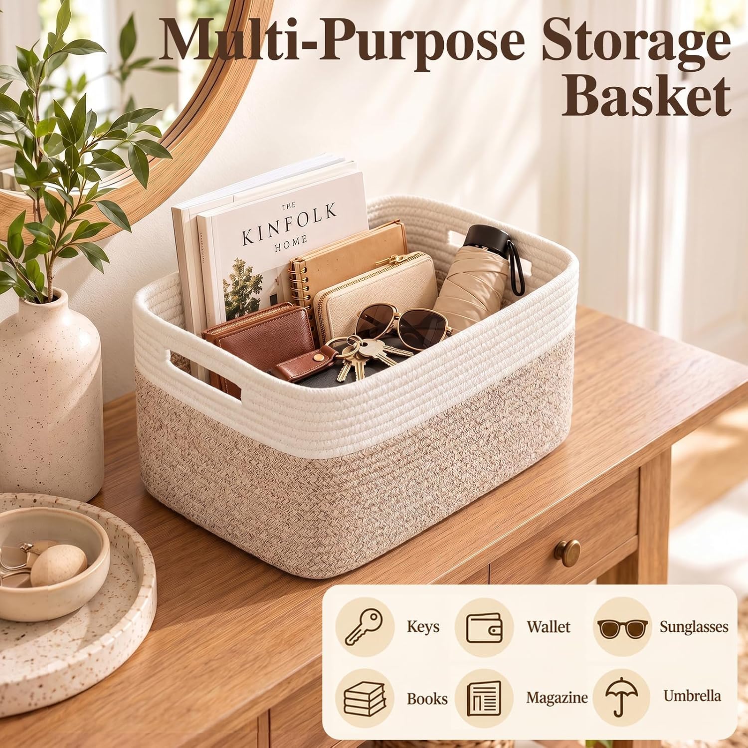 Thumbnail 6 de SIXDOVE 4-Pack Woven Storage Baskets ⚙