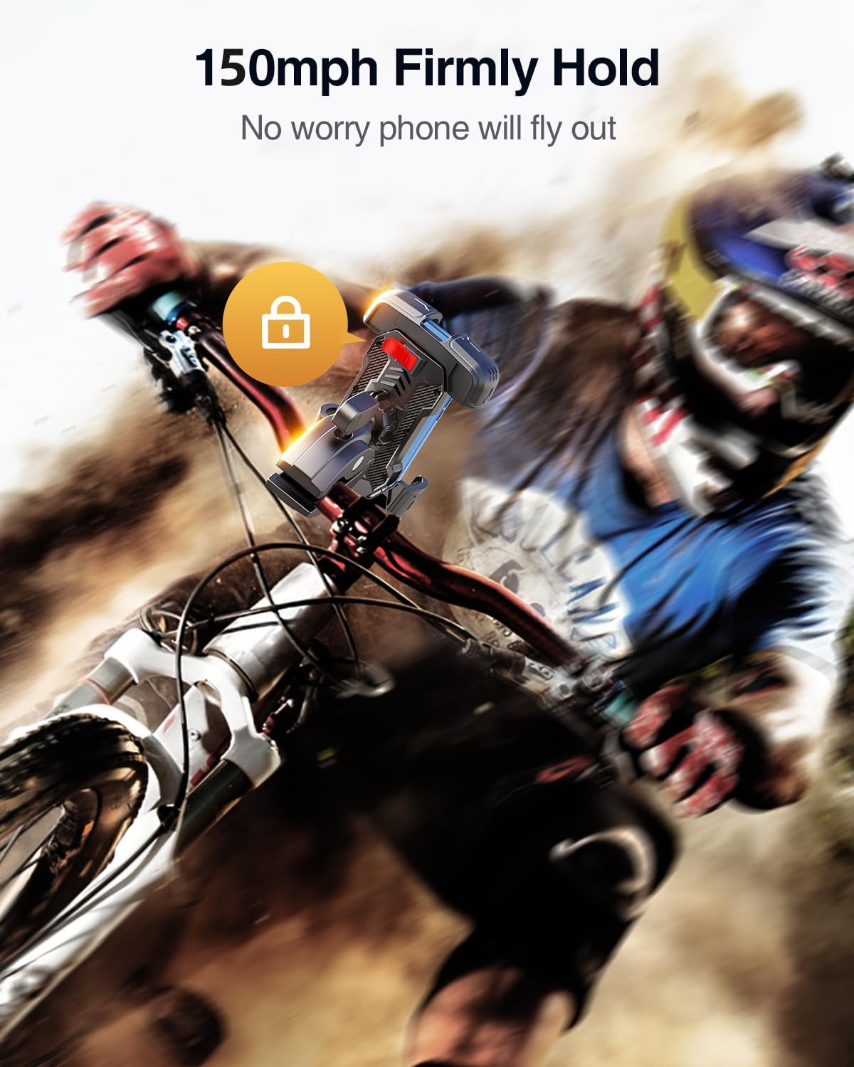Thumbnail 4 de Bovemanx Motorcycle Phone Mount 7.2"