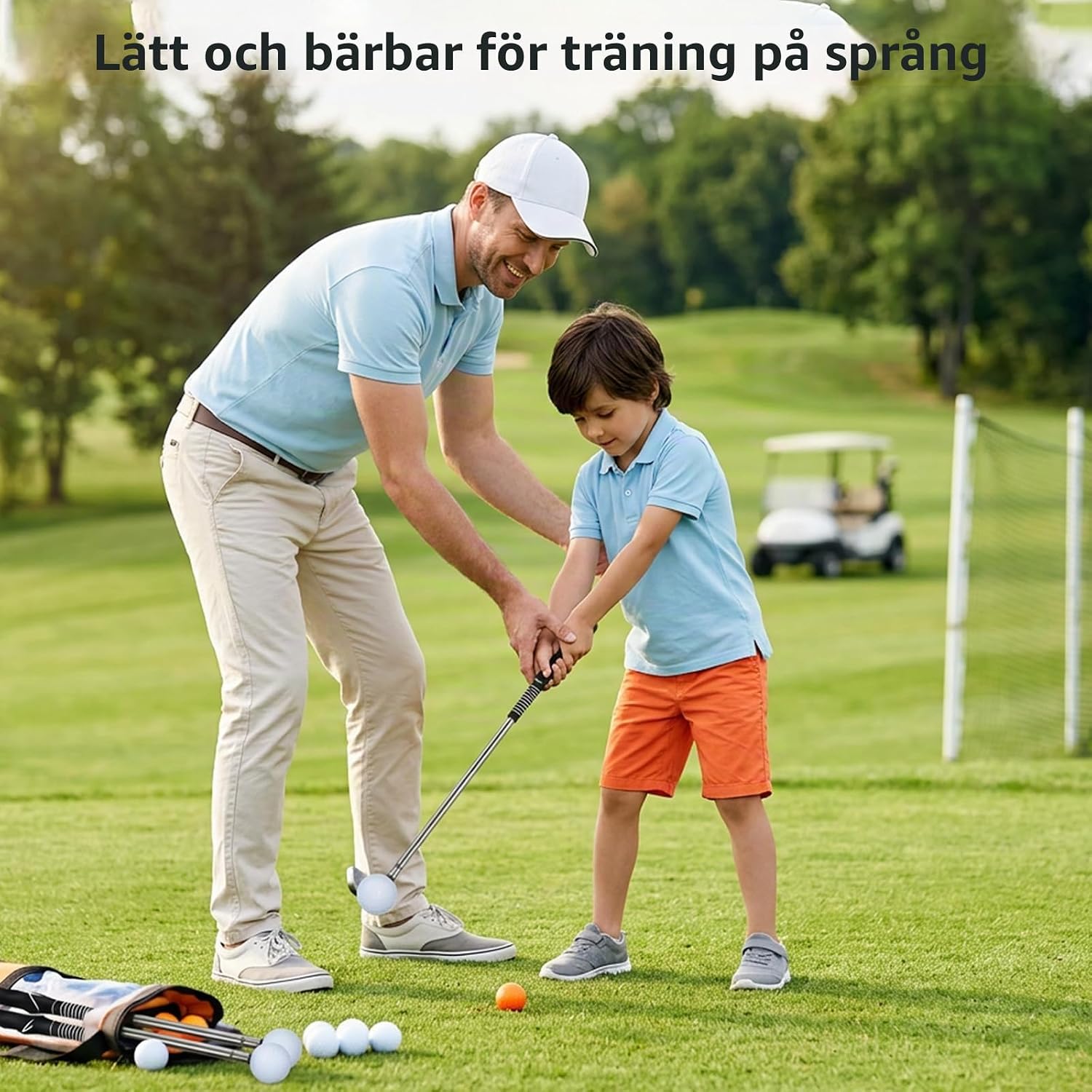 Detalle 2 de HX-pyahgtv teleskopisk golfsvingtränare för sving- och hållningsträning