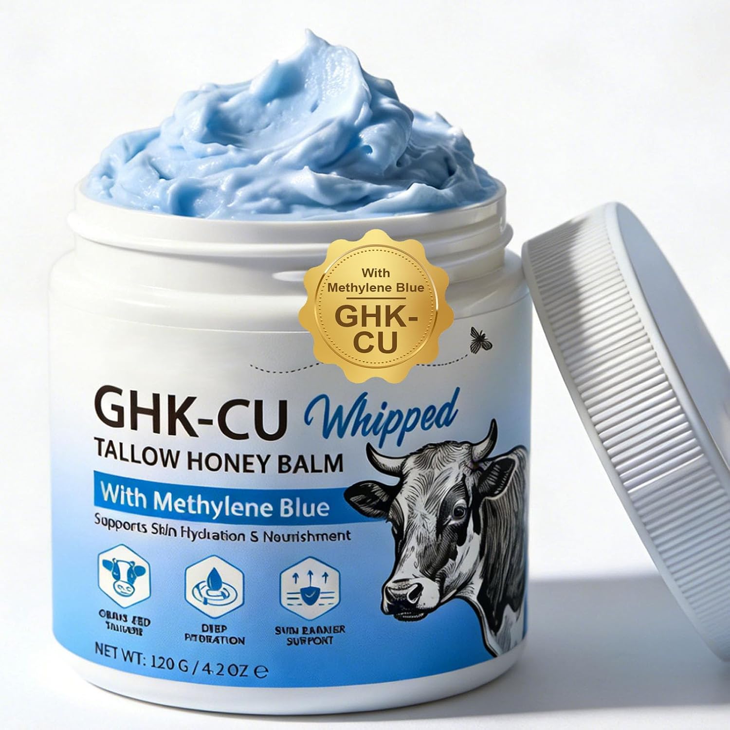 Detalle de FUBAOLIN GHK-Cu-balsam med talg, manukahonung och vitamin E