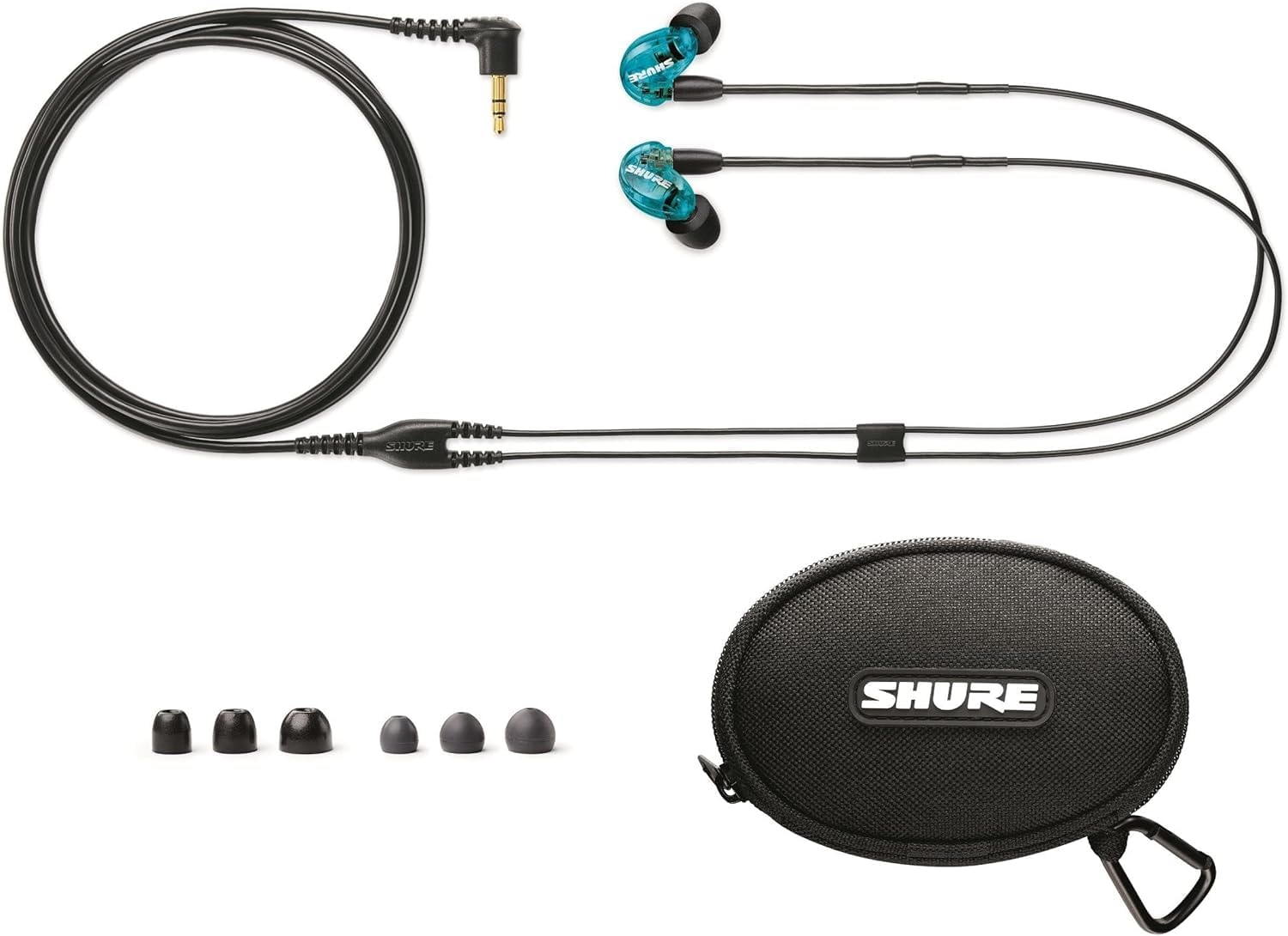 Thumbnail 2 de SHURE SE215 SPE-A 有線イヤホン ブルー 高遮音性・低域を強調したサウンド