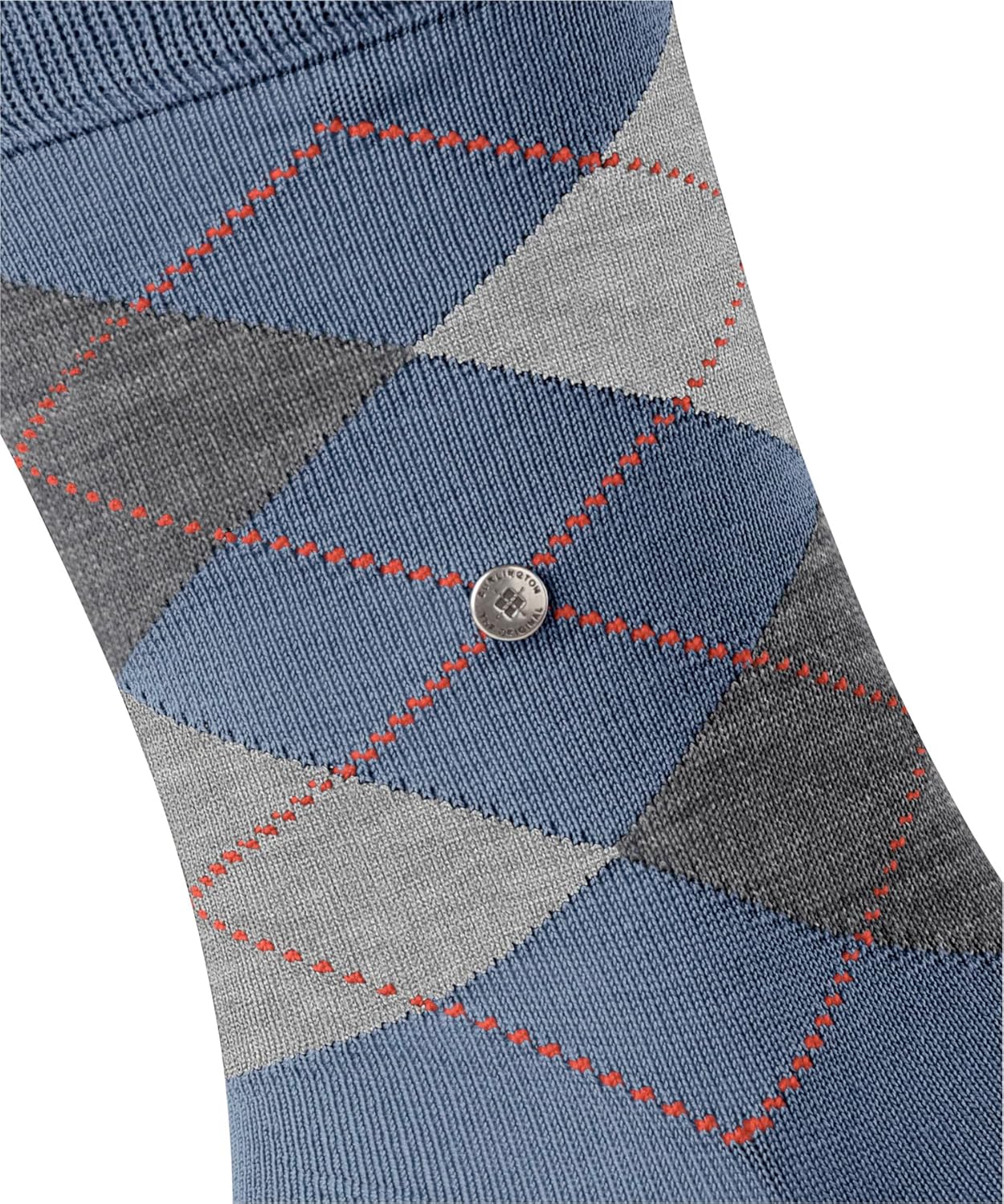 Thumbnail 3 de Burlington Homme Manchester – Chaussettes respirantes en coton biologique, motif fantaisie