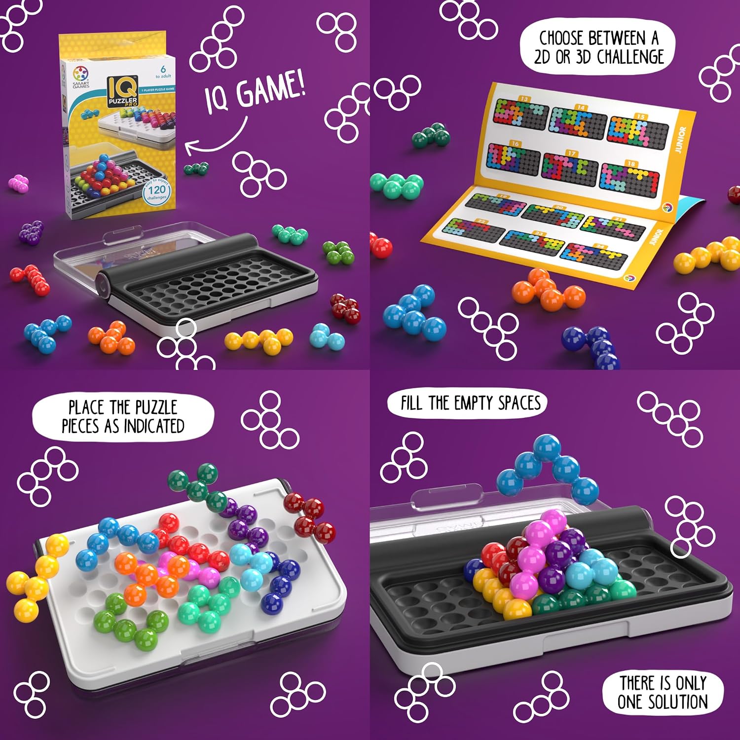Thumbnail 2 de SmartGames IQ-Puzzler Pro Rompecabezas