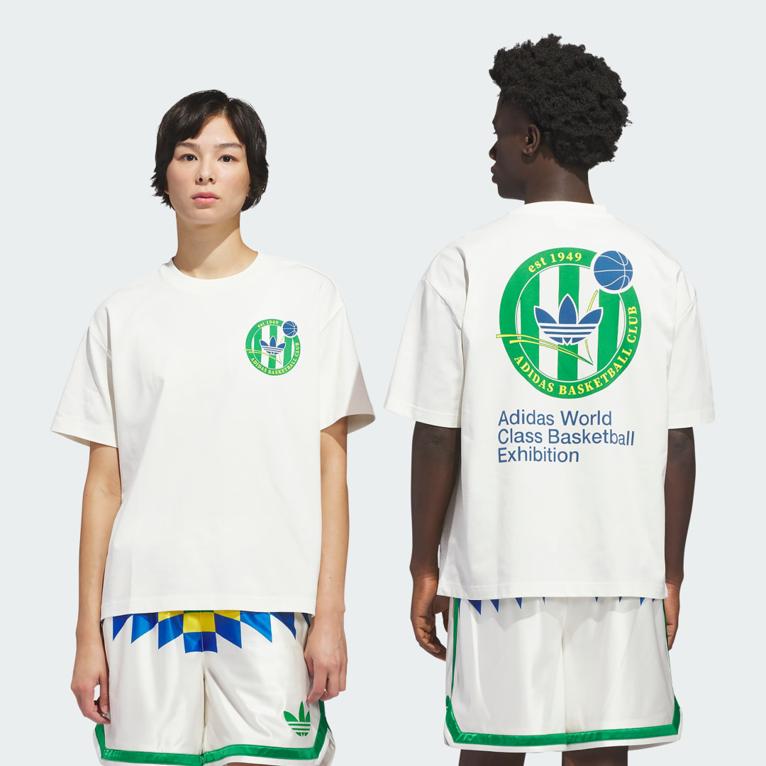 Detalle 2 de Camiseta Originals Basketball de Adidas – color Blanco