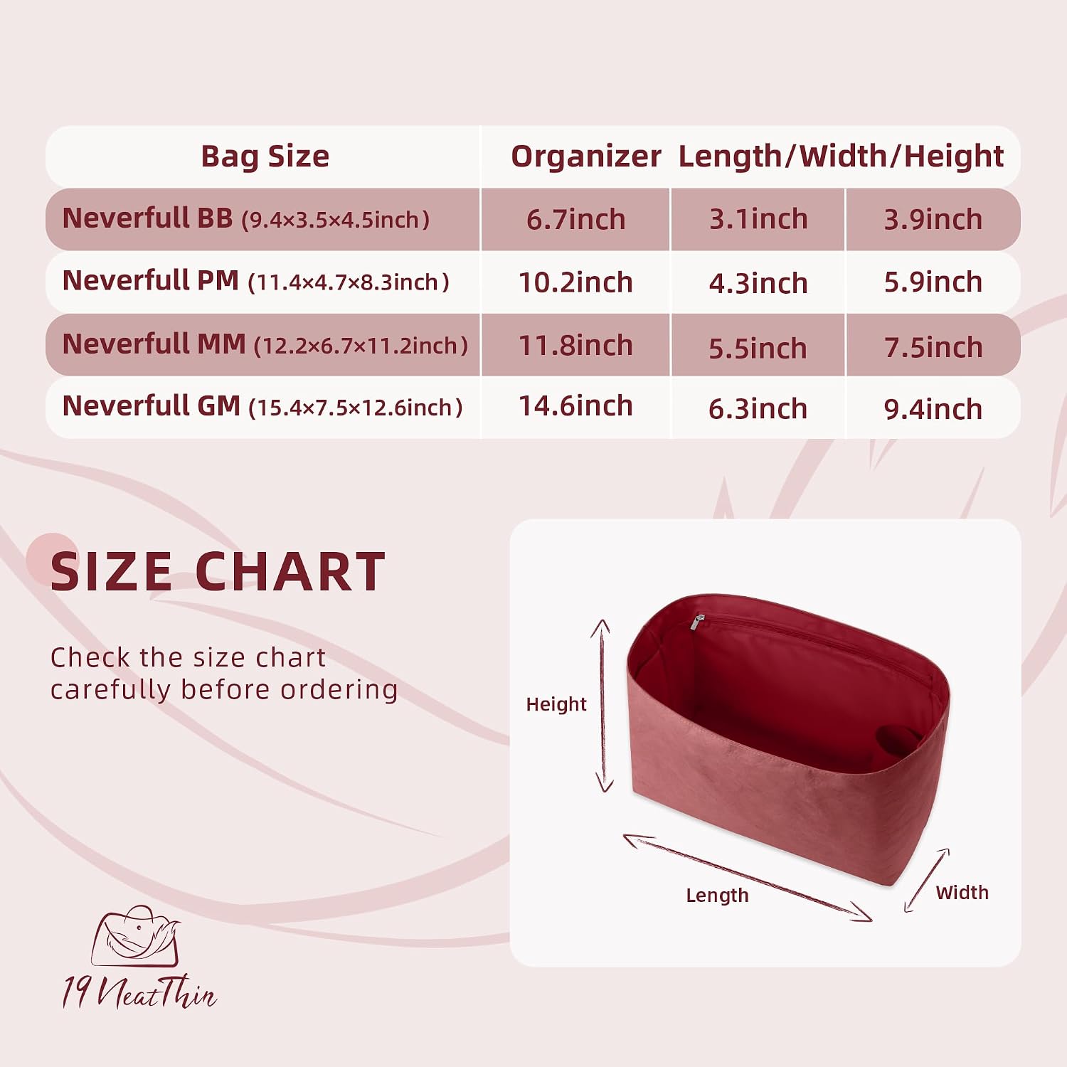 Thumbnail 3 de 19 NeatThin Handbag Organiser