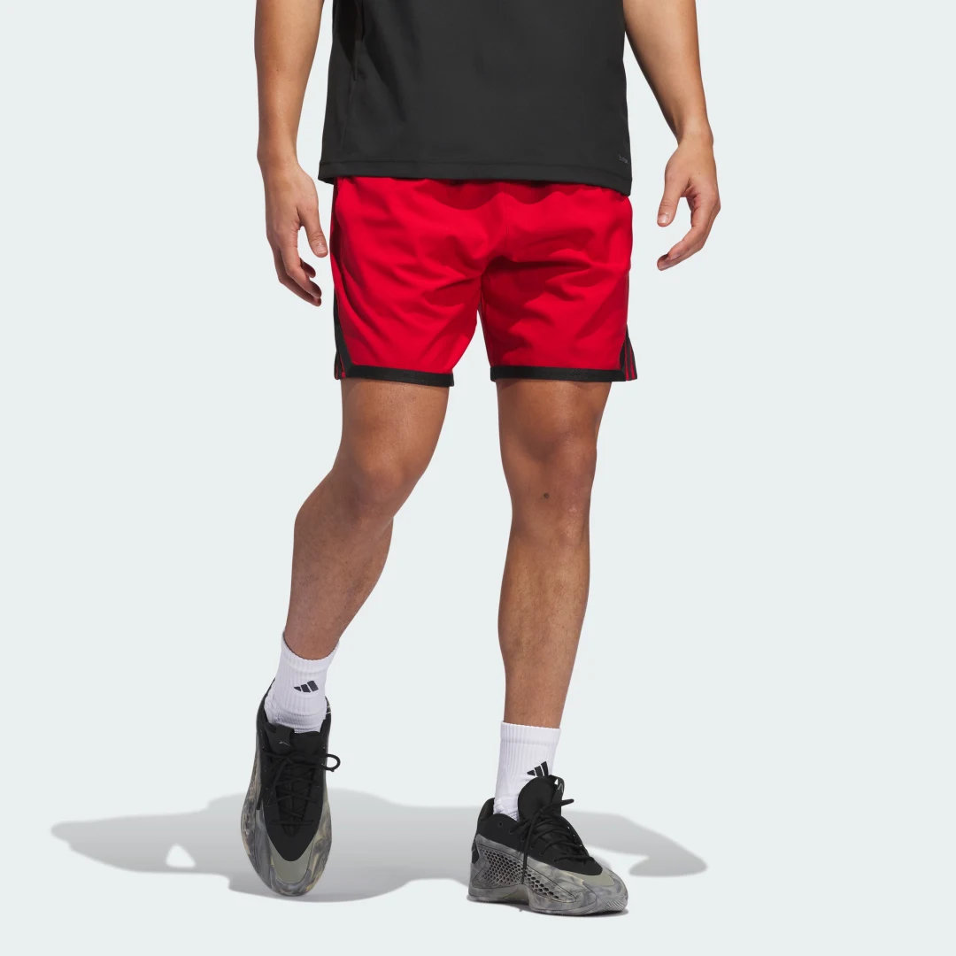 Detalle de Pantalón corto adidas Crazy Lite — rojo