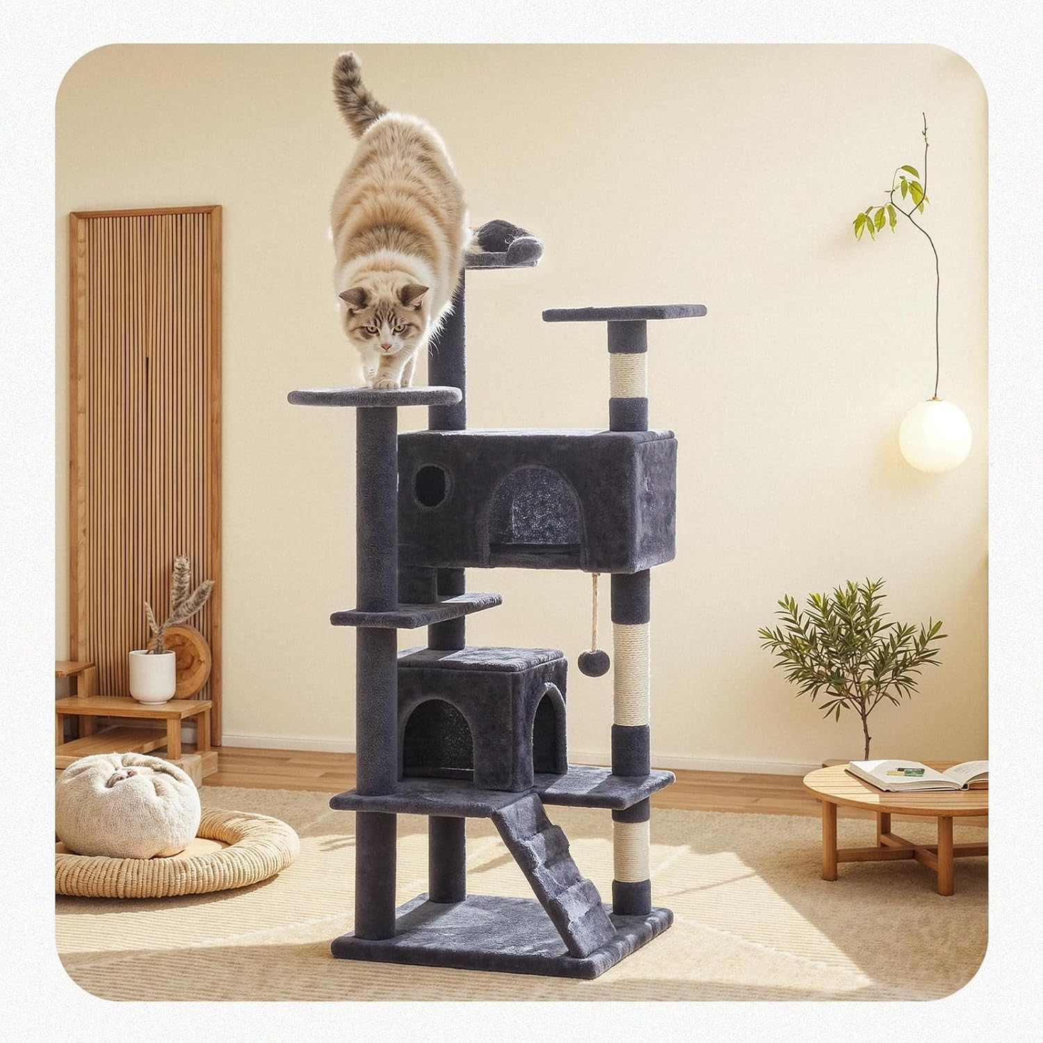 Detalle 2 de Aidoly Cat Tree 54-Inch