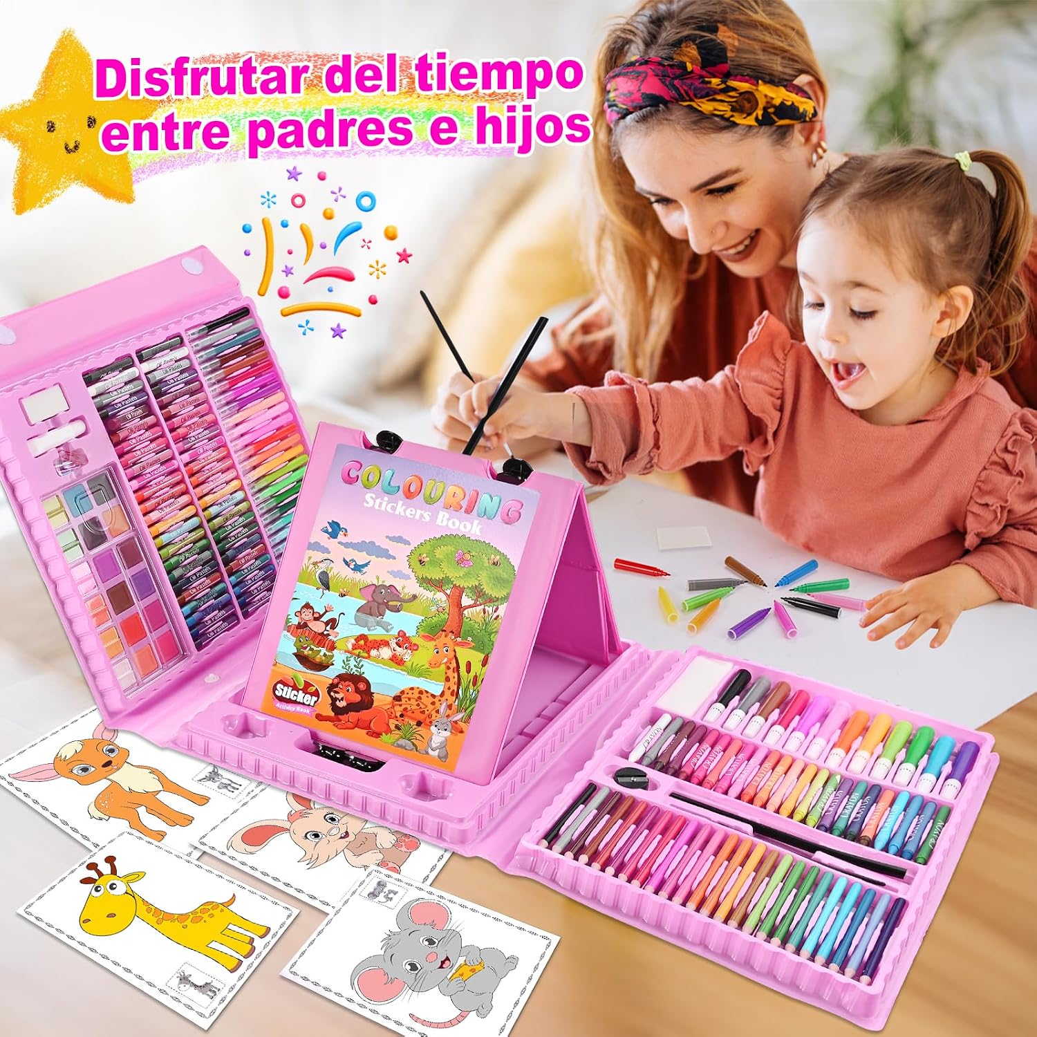 Thumbnail 6 de GOLDGE Maletín de pinturas 230 piezas para niña