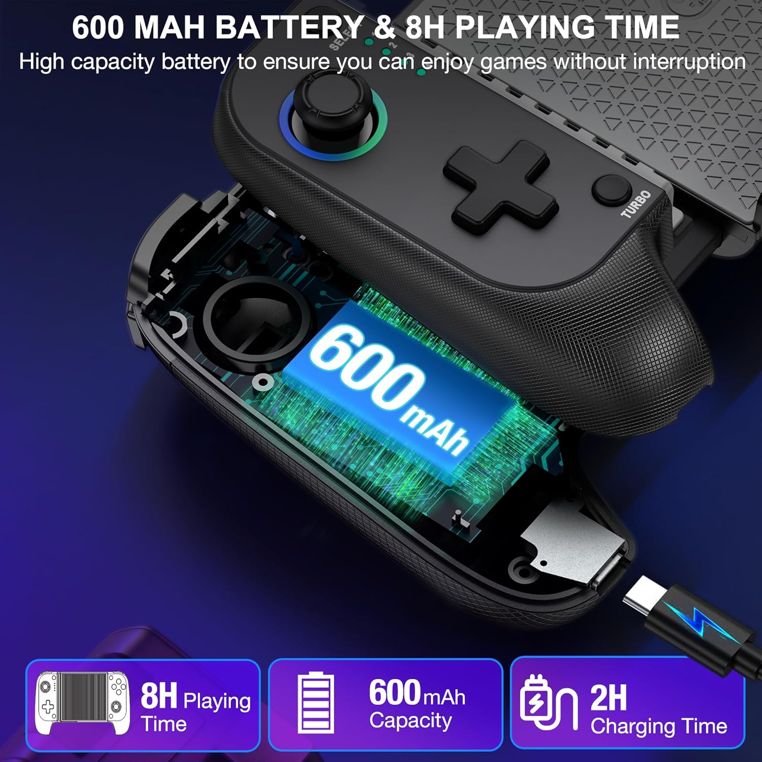 Detalle 2 de HELLCOOL Wireless Handy Controller 6 h