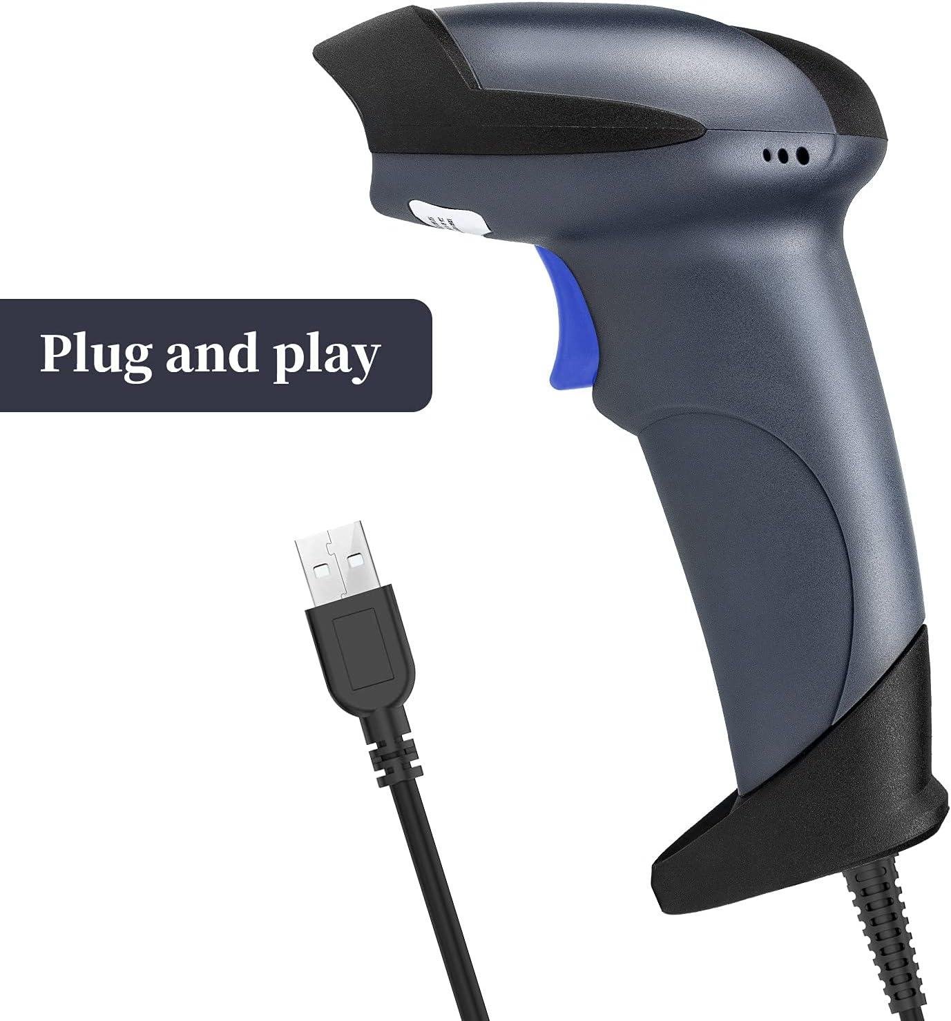 Detalle de NETUM M5S : lecteur 2D de codes-barres filaire USB 2.0 avec support réglable