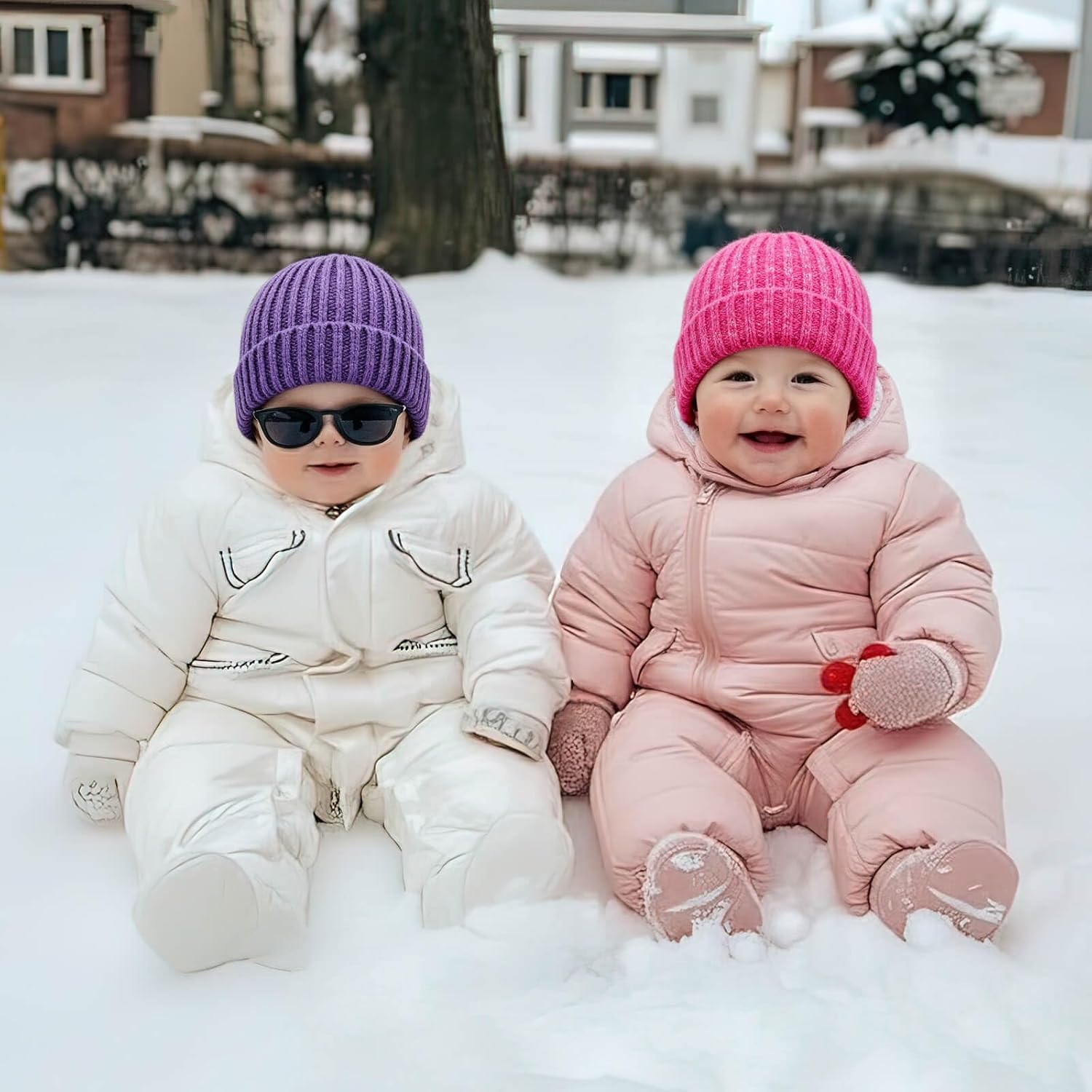 Thumbnail 5 de DRESHOW Baby Toddler Beanie: Soft Knit Winter Hat for 3 Months to 8 Years