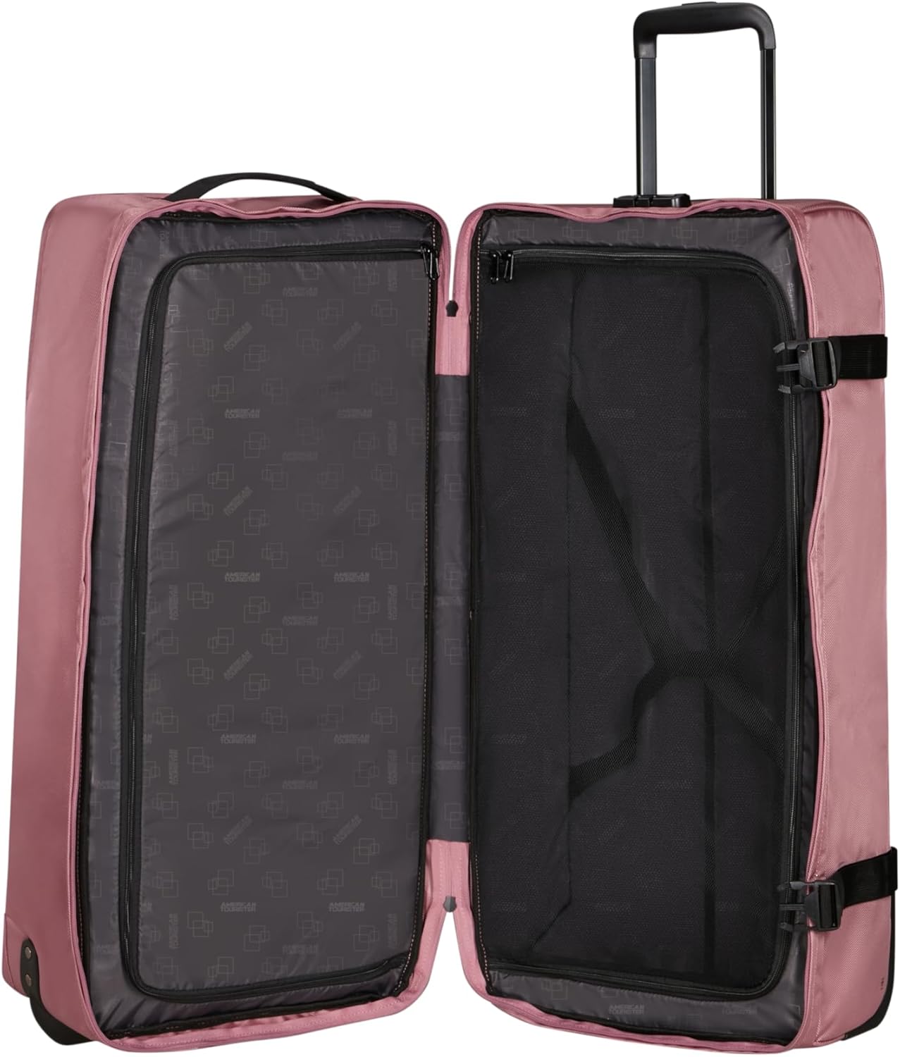 Detalle de American Tourister Urban Track – borsa da viaggio con 2 rotelle, 78,5 cm e 116 L (rosa Lilas Pink)