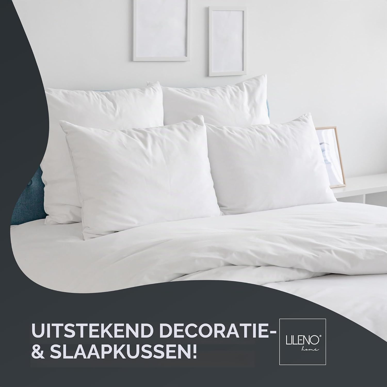 Thumbnail 6 de LILENO HOME binnenkussens 50 x 50 cm, set van 2, wasbaar op 40 °C