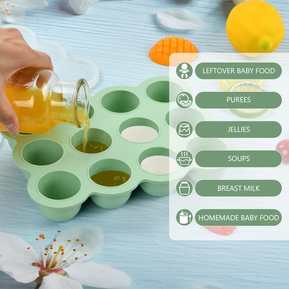 Detalle de Aolso baby food freezer tray 12-grid