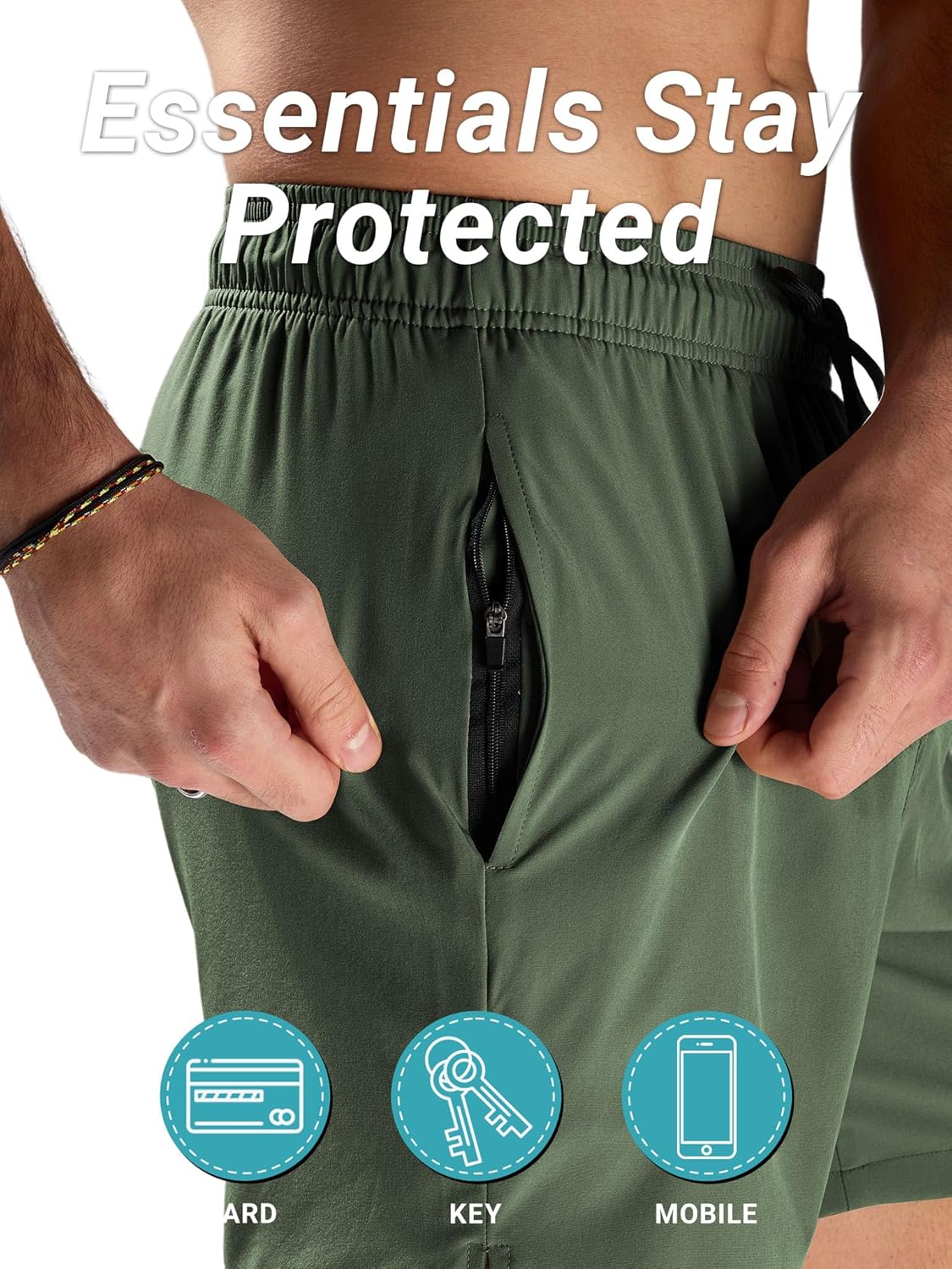 Thumbnail 4 de Arcweg 2-in-1 Men’s Swim Trunks with Compression Liner and Zip Pockets