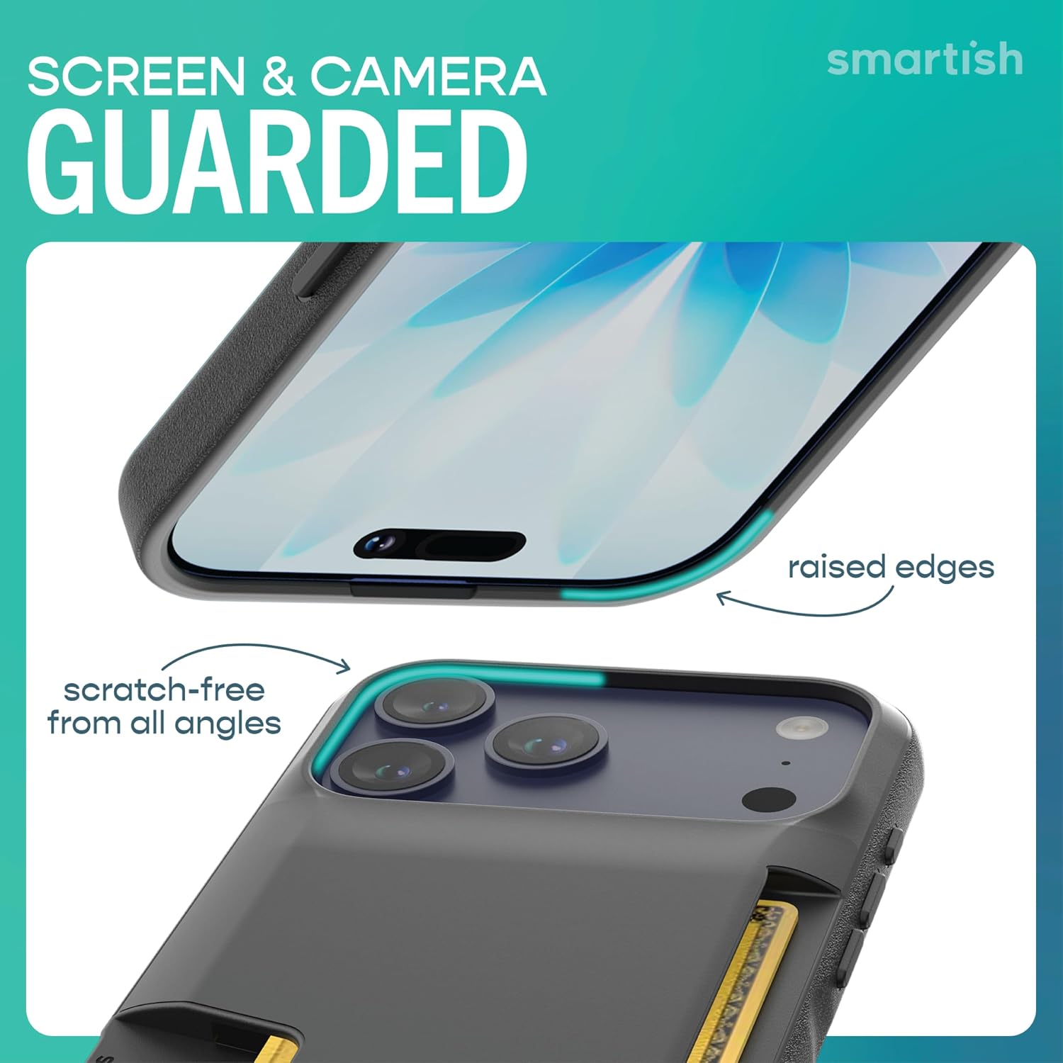 Thumbnail 5 de Smartish iPhone 17 Pro Max Wallet Case 6ft drop test