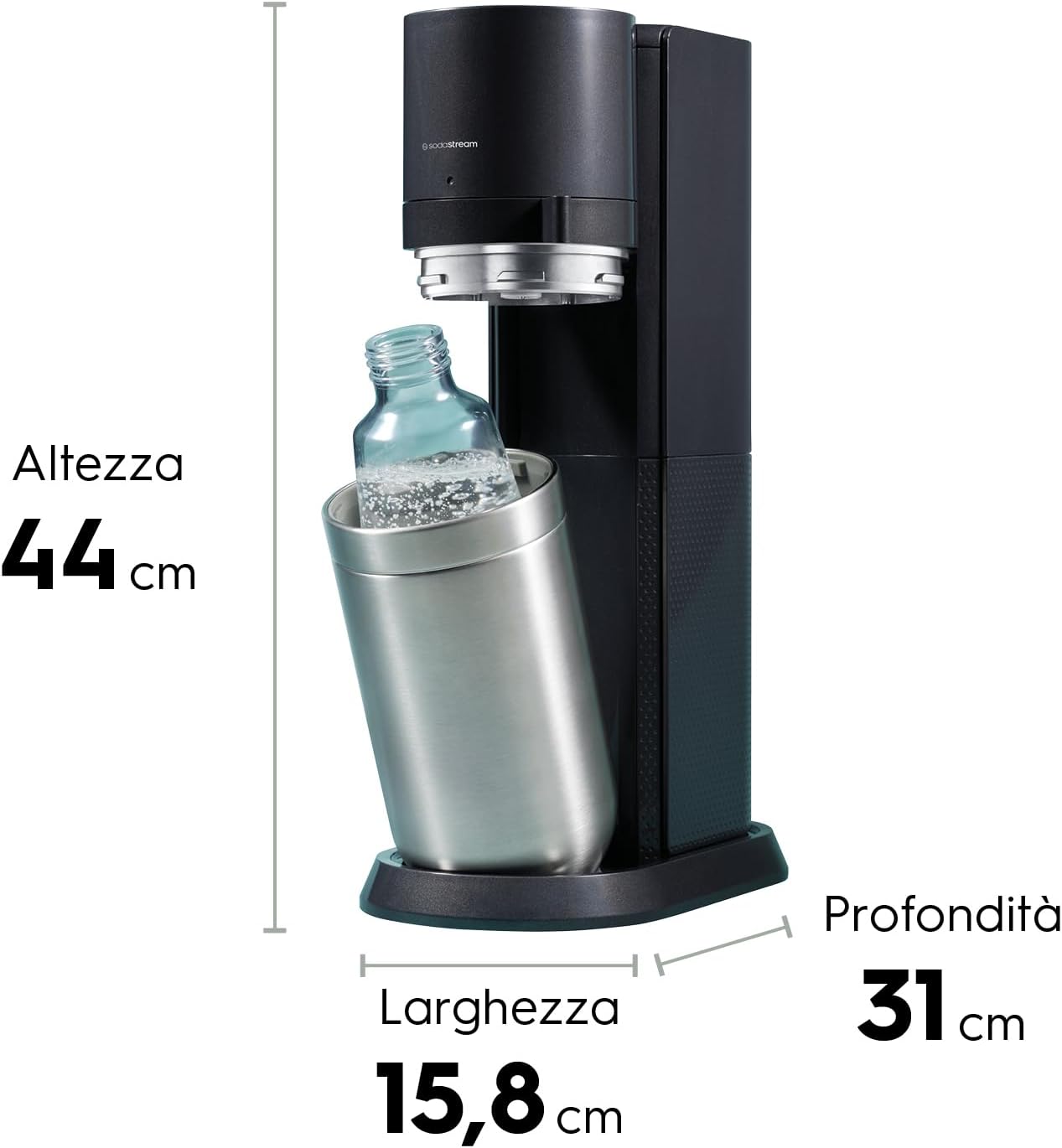 Detalle 2 de sodastream Duo Megapack gasatore acqua 60L