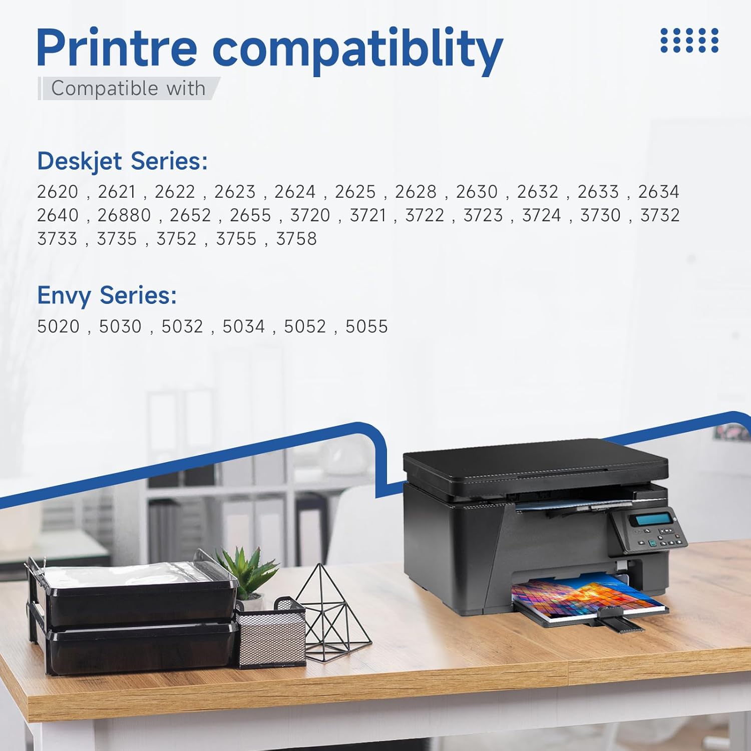 Thumbnail 1 de 304XL Ink Cartridges Combo Pack (Black & Colour) Compatible with HP 304XL for Envy and DeskJet 2600/2620/3700/3760 series