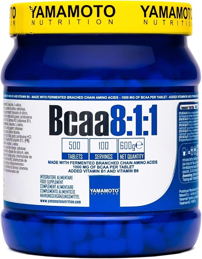 Detalle de YAMAMOTO NUTRITION Bcaa 500 tabletas