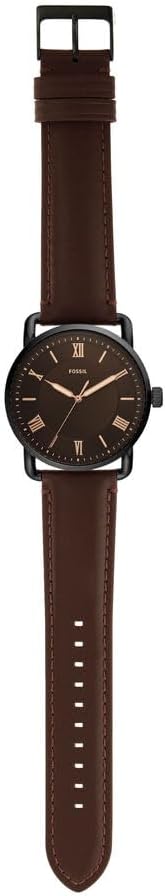Thumbnail 6 de Fossil Copeland 42mm — Montre homme, mouvement quartz, acier inoxydable argenté et bracelet cuir