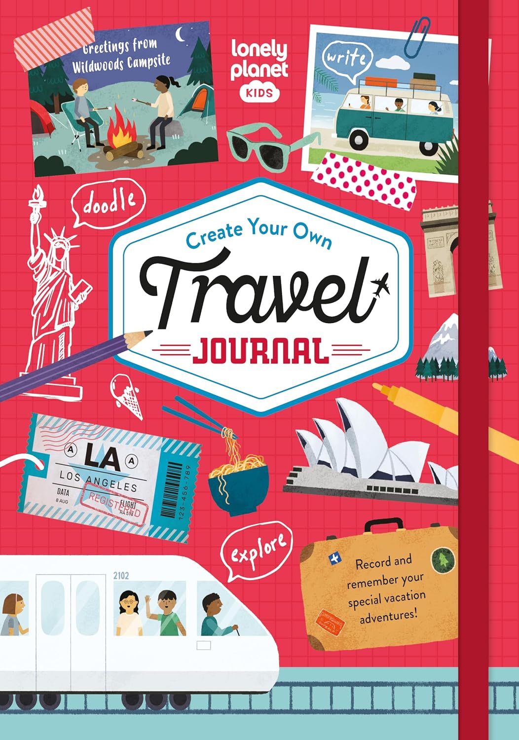 Lonely Planet Create Your Own Travel Journal for Kids: Activities & Prompts