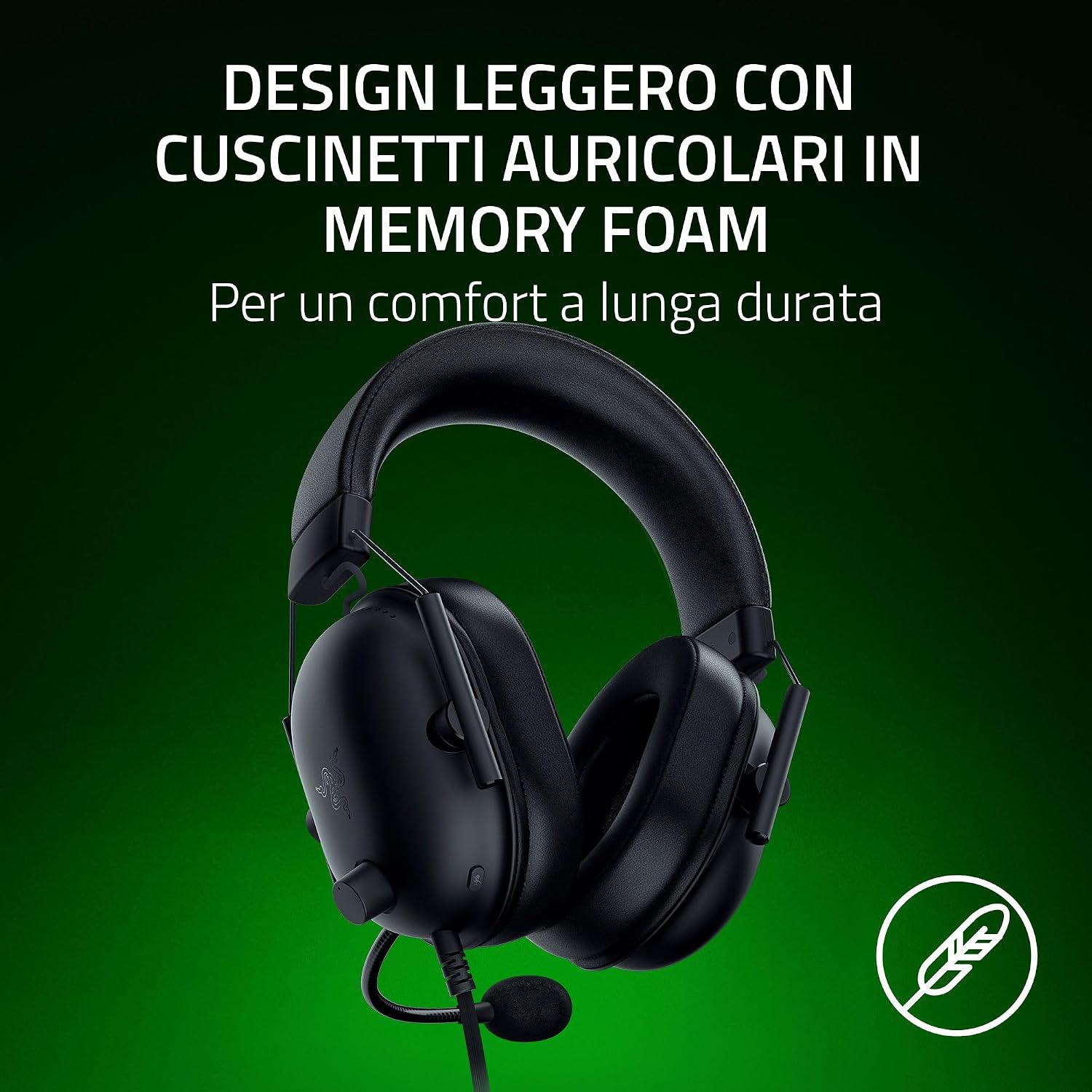 Thumbnail 4 de Razer Blackshark V2 X (licenza per Xbox) cuffie e-sport cablate con microfono cardioide da 3,5 mm