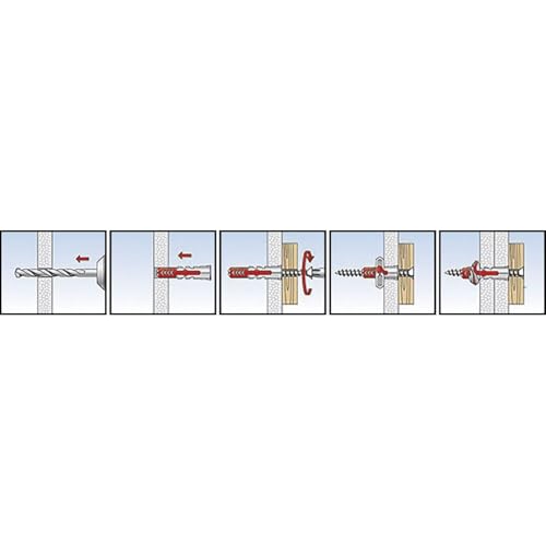 Detalle de fischer DuoPower 8 x 65 – Intelligenter 2-Komponenten-Dübel, 50 Stück