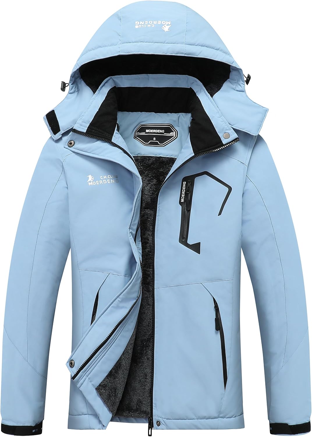MOERDENG Women's Waterproof Ski Jacket