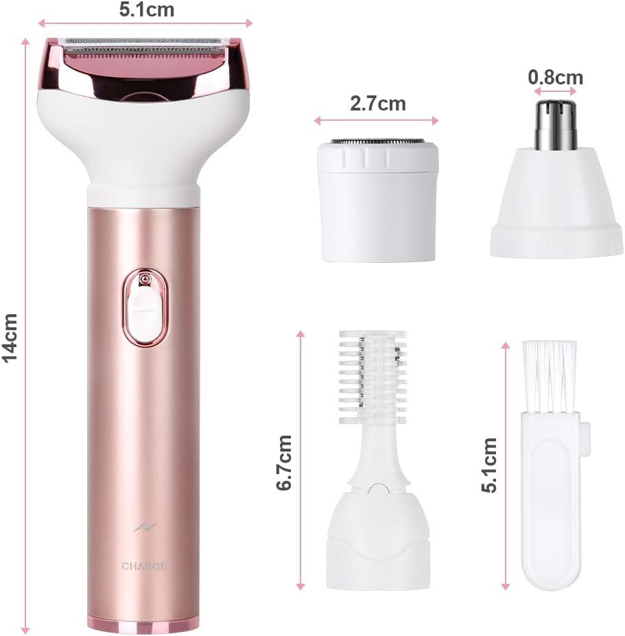 Detalle 2 de ACWOO Electric Lady Shaver 4-in-1 razor 🪒