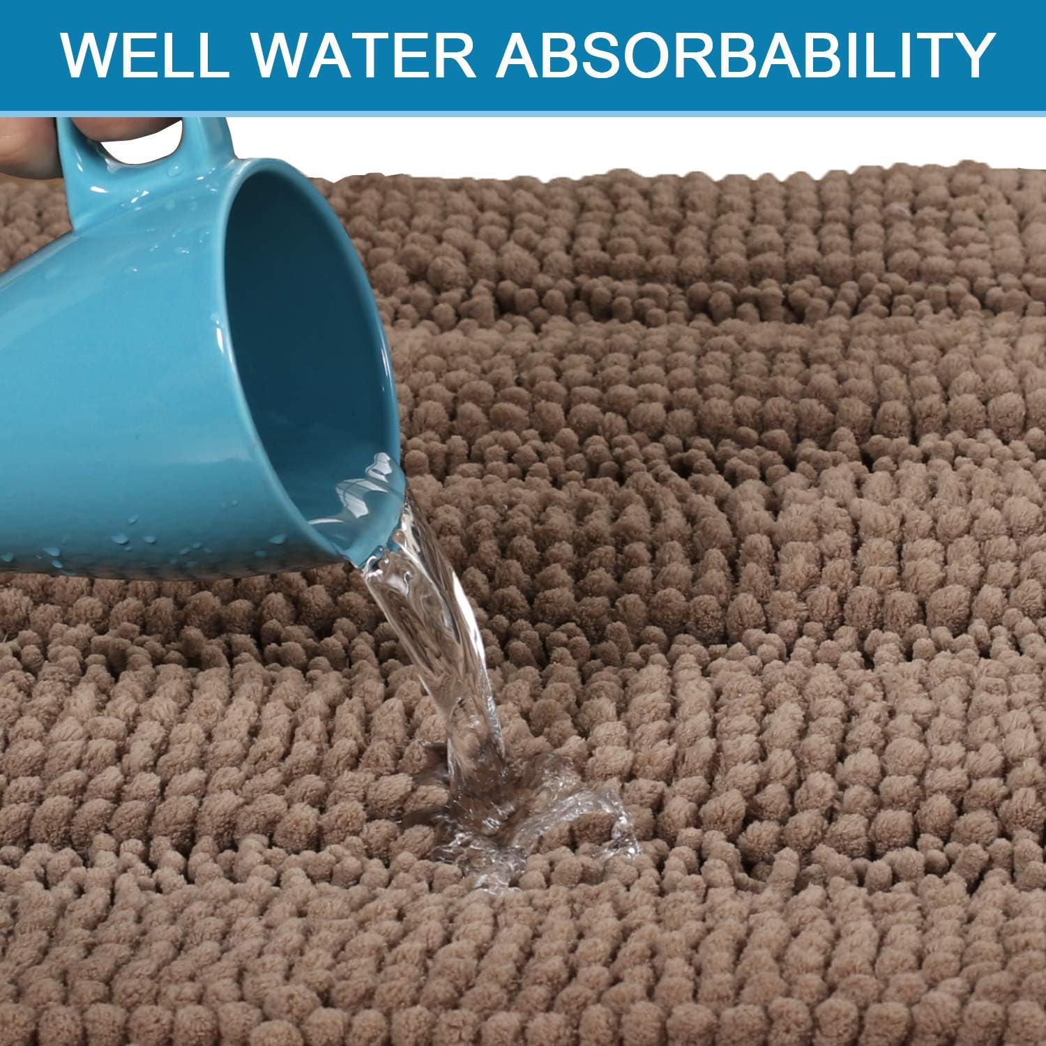 Thumbnail 4 de H.VERSAILTEX Bath Rug 20 x 32 in