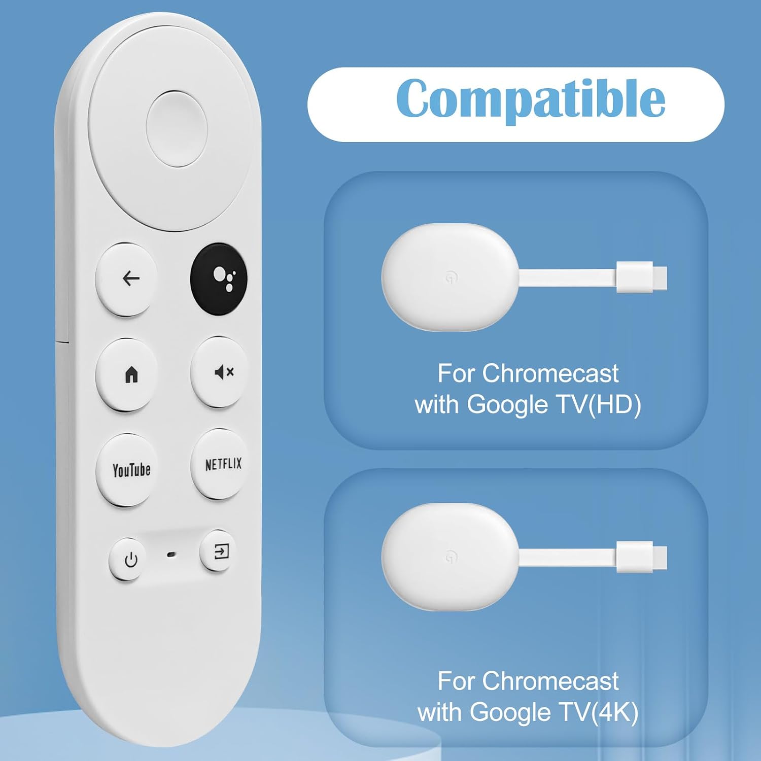 Detalle 2 de Replacement Voice Remote for Chromecast 4K