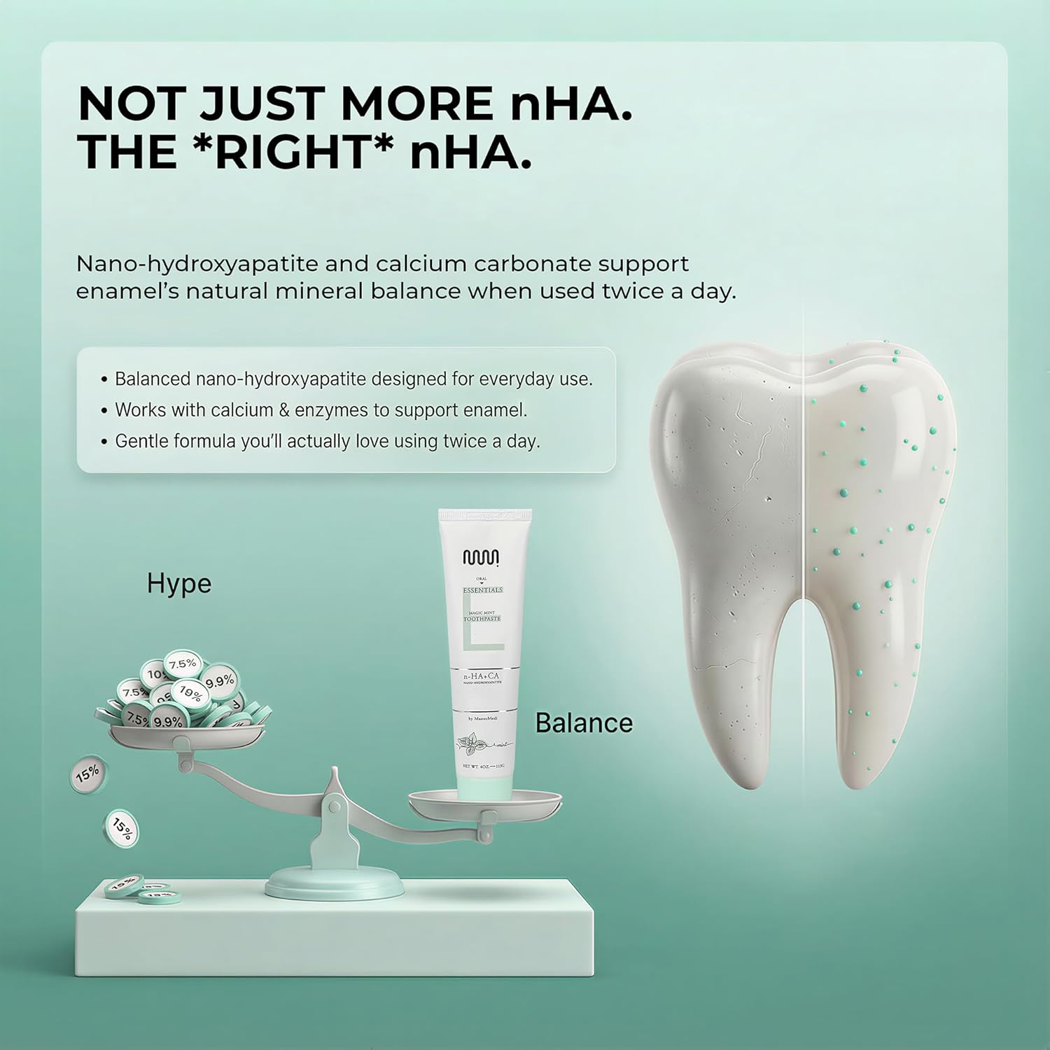 Thumbnail 5 de MasterMedi Nano Hydroxyapatite Toothpaste 4 oz