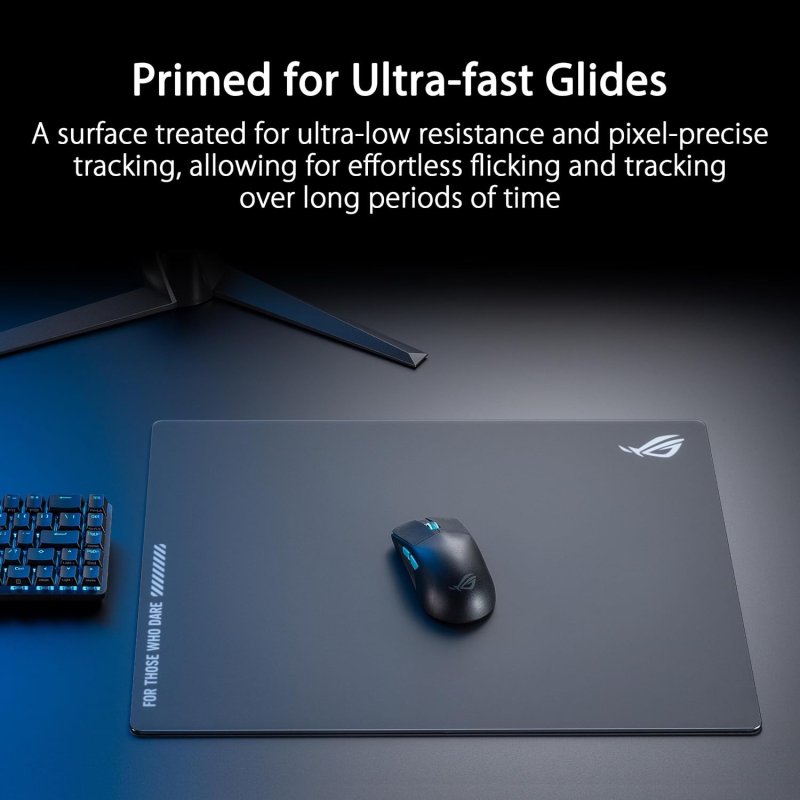 Detalle 2 de Asus ROG Moonstone Ace L Alfombrilla Gaming Negro