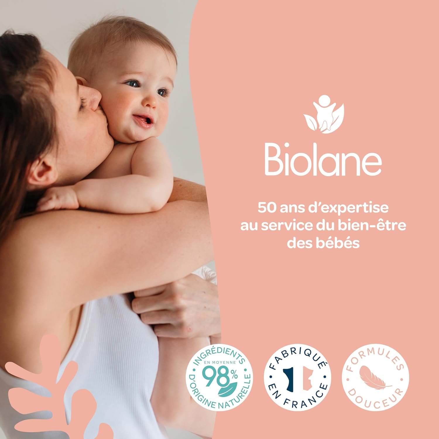 Thumbnail 6 de Kit Toilette & Soins Bébé Biolane : eau de toilette, crème visage & corps, huile d’amande douce et gel coiffant