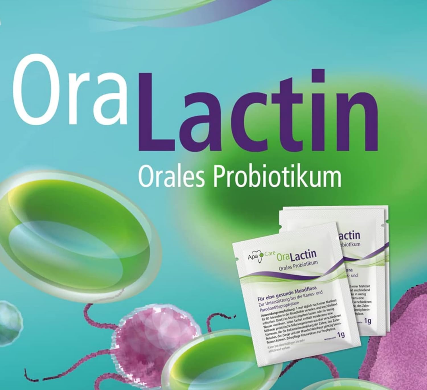 Thumbnail 6 de ApaCare OraLactin polvere probiotica orale — 30 bustine per cura dentale e orale estesa